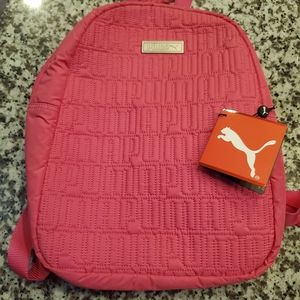 NWT pink PUMA backpack